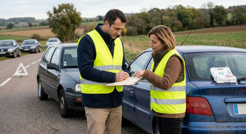 Accrochage dans le Roannais : les bons réflexes après un accident